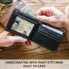 BH S20  BLACK LEATHER WALLET