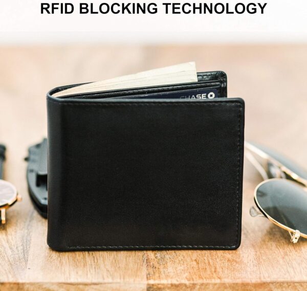 BH S20  BLACK LEATHER WALLET