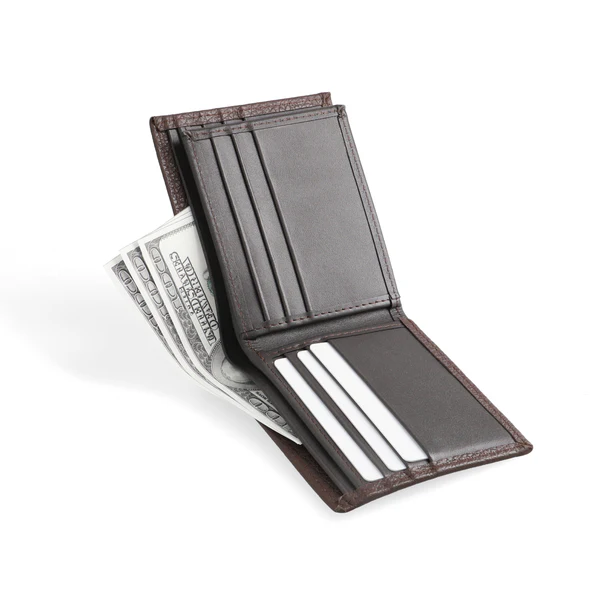 Premium Leather Dark Brown Luxury Textured Wallet For Men