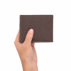 Premium Leather Dark Brown Luxury Textured Wallet For Men