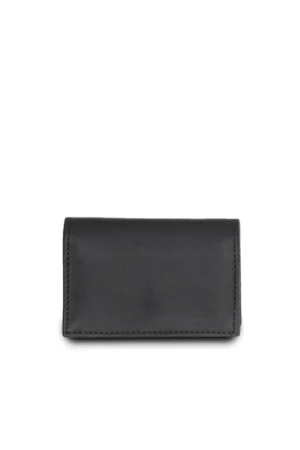 q3 Premium Black Genuine Leather Wallet for Men – Slim Bifold RFID Wallet