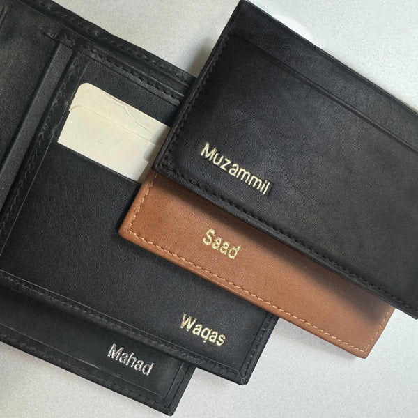 Premium Black Genuine  Leather Wallet for Men – Slim Bifold RFID Wallet