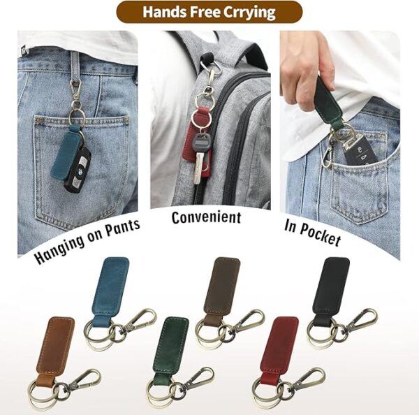 new leather style key chain