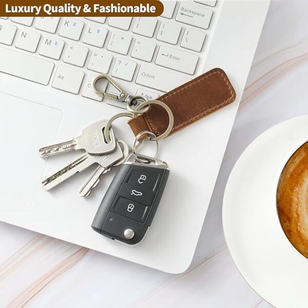 new leather style key chain