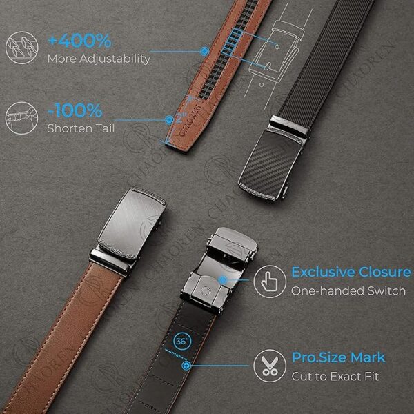 CHAOREN Mens Belt Leather