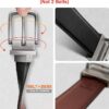 n4 mens 2 side belt new style