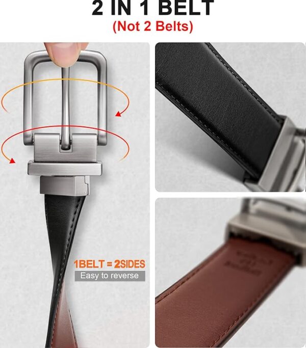 n4 mens 2 side belt new style