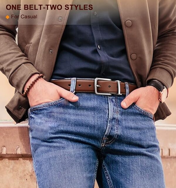 n4 mens 2 side belt new style